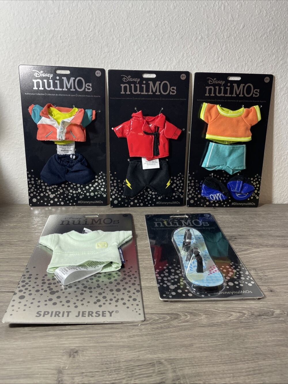 Disney nuiMOs Clothes Lot of 5 Outfits Spirit Jersey Snowboard Activewear NEW